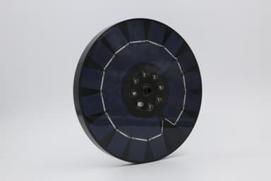 Vattenfontän solcellsdriven 18 cm med vit LED-belysning