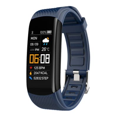 Aktivitetsarmband / Fitnessarmband / Pulsklocka Mörkblå