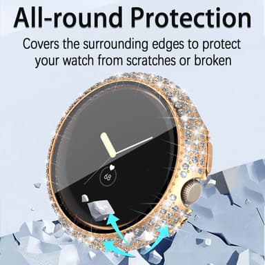 Smart Watch-fodral Rose guld Google Pixel Watch