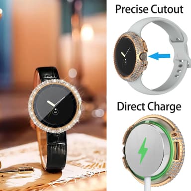 Smart Watch-fodral Rose guld Google Pixel Watch