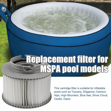 Filter för uppblåsbara MSpa pooler 2-pack