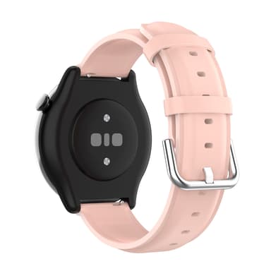 Klockarmband äkta läder Rosa 20 mm