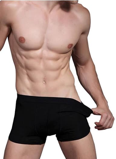 Kalsonger i bambu svarta 5-pack L