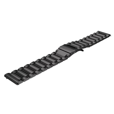 22 mm klockband i rostfritt stål för Samsung Galaxy Wath 3 45 mm Huawe