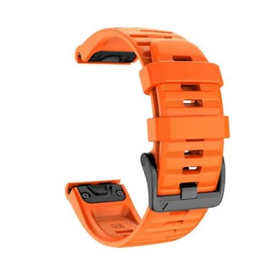 Garmin armband 26 mm Fenix 6X/5X Plus/3HR/Descent MK1 silikon Orange