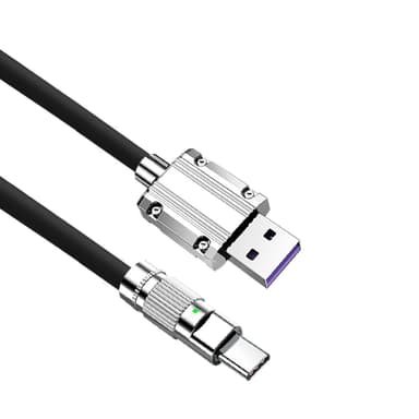 USB-C laddkabel 120W snabbladdning 1 m Gul