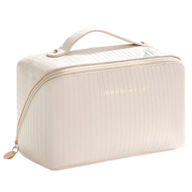 Rymlig necessär / sminkväska Beige