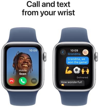 Apple Watch SE 2nd Gen 40mm LTE (Silver Alu/Denim sportband M/L)