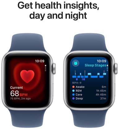 Apple Watch SE 2nd Gen 40mm LTE (Silver Alu/Denim sportband M/L)
