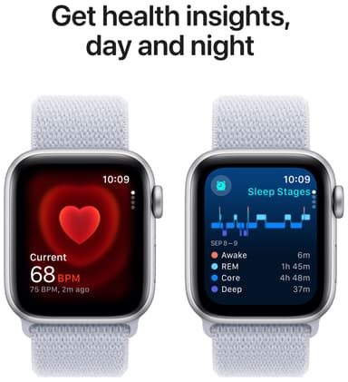 Apple Watch SE 2nd Gen 40mm GPS (Silver Alu/Blue Cloud sportloop)