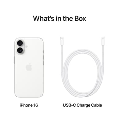 iPhone 16 – 5G smartphone 128GB White