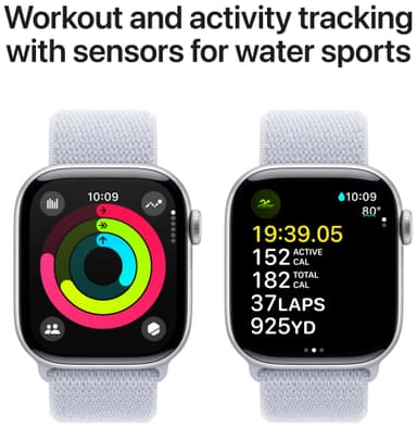 Apple Watch S10 42mm GPS+Cel (Silver Alu/Plum Sport Loop)
