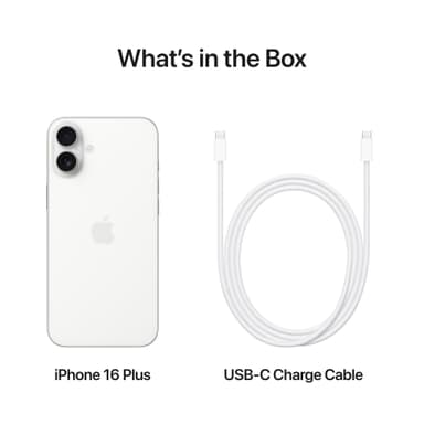 iPhone 16 Plus – 5G smartphone 256GB White