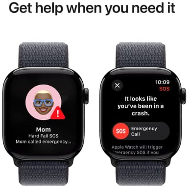 Apple Watch S10 46mm GPS (Jet Black Alu/Ink Sport Loop)