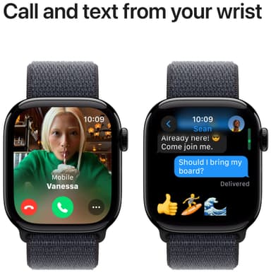 Apple Watch S10 46mm GPS (Jet Black Alu/Ink Sport Loop)