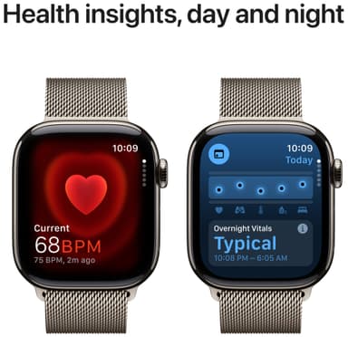 Apple Watch S10 42mm GPS+Cel (Natural Titanium/Natural Milanese Loop)