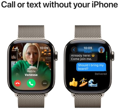 Apple Watch S10 42mm GPS+Cel (Natural Titanium/Natural Milanese Loop)