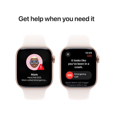 Apple Watch S10 42mm GPS+Cel (Rose Gold Alu/LB Sport Band) M/L