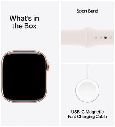 Apple Watch S10 42mm GPS+Cel (Rose Gold Alu/LB Sport Band) M/L