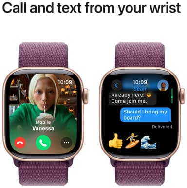 Apple Watch S10 46mm GPS (Rose Gold Alu/Plum Sport Loop)