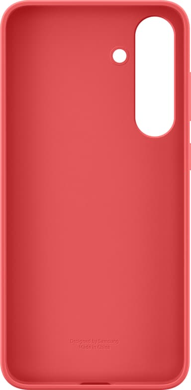 Samsung Galaxy S25+ Silicone fodral (rött)