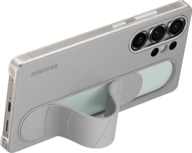 Samsung Galaxy S25 Ultra Standing Grip fodral (grå)