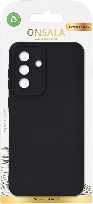 Onsala Samsung Galaxy A56 silikonfodral (svart)
