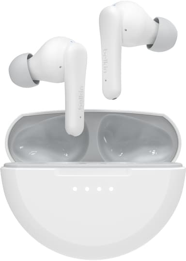 Belkin SoundForm Nano 2 true wireless in-ear hörlurar (vita)