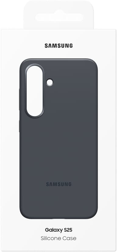 Samsung Galaxy S25 Silicone fodral (svart)