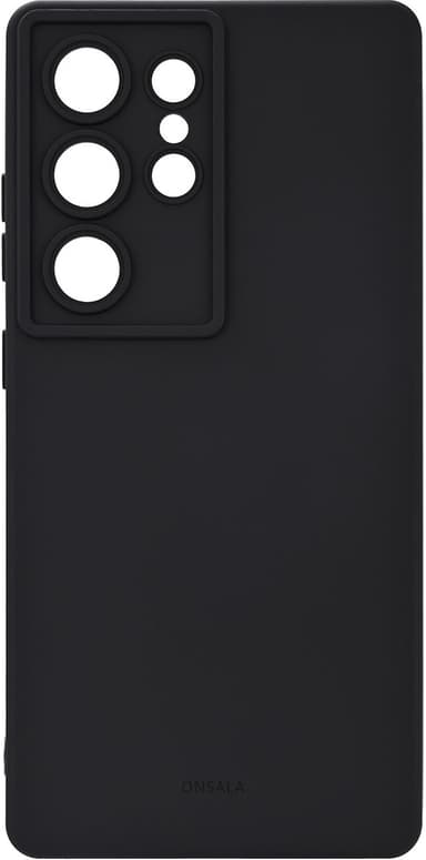 Onsala Samsung Galaxy S25 Ultra silikonfodral (svart)