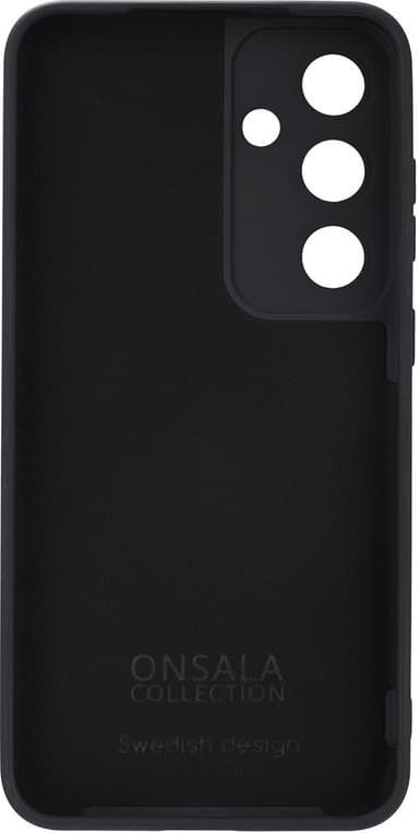 Onsala Samsung Galaxy S25+ silikonfodral (svart)