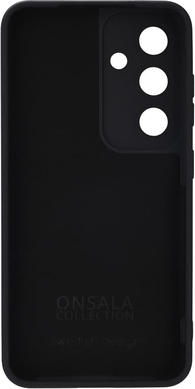 Onsala Samsung Galaxy S25 silikonfodral (svart)