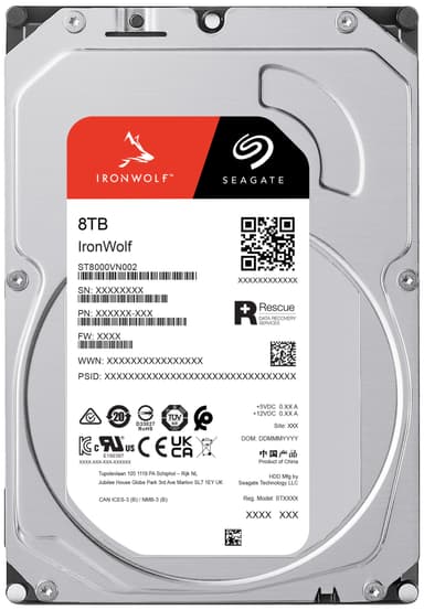 Seagate IronWolf 3.5"" NAS HDD (8 TB)