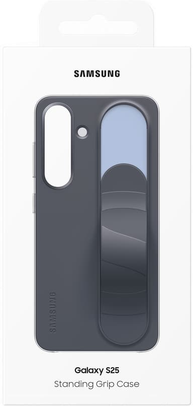 Samsung Galaxy S25 Standing Grip fodral (svart)