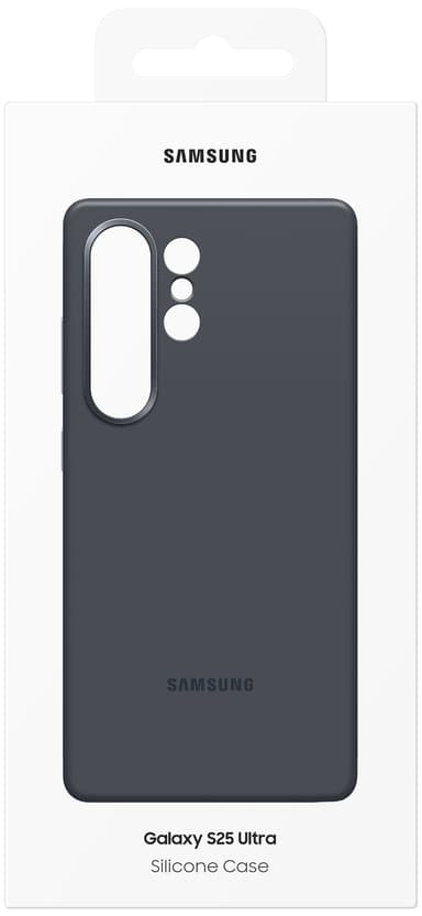 Samsung Galaxy S25 Ultra Silicone fodral (svart)