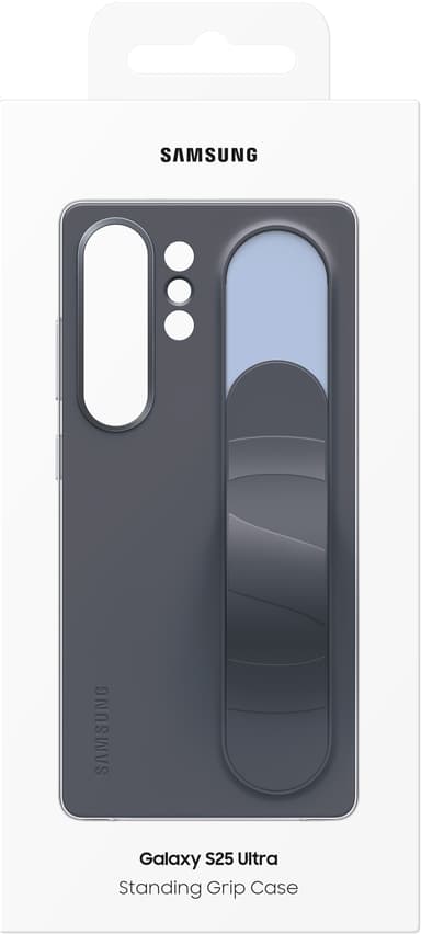 Samsung Galaxy S25 Ultra Standing Grip fodral (svart)