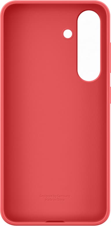 Samsung Galaxy S25 Silicone fodral (rött)