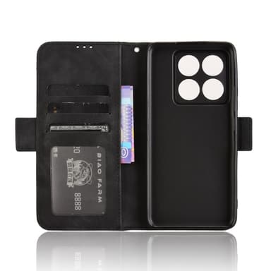 Till Xiaomi 14T Pro Flera kortplatser Plånboksfodral skyddande