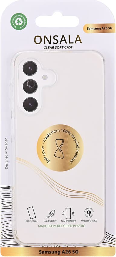 Onsala Samsung Galaxy A26 Clear fodral (transparent)