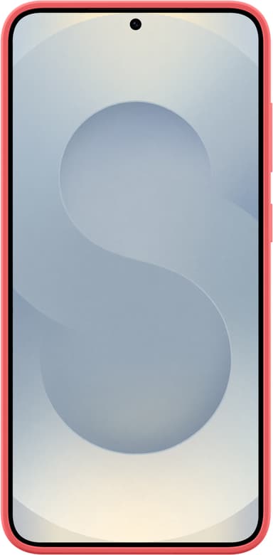 Samsung Galaxy S25+ Silicone fodral (rött)