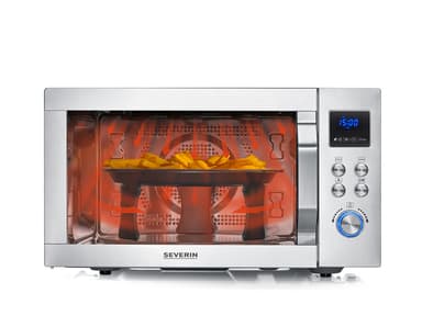 Severin Microwave w airfryer function 25 liter Steel