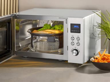 Severin Microwave w airfryer function 25 liter Steel