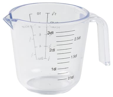 Funktion Measuring cup 300 ml Clear