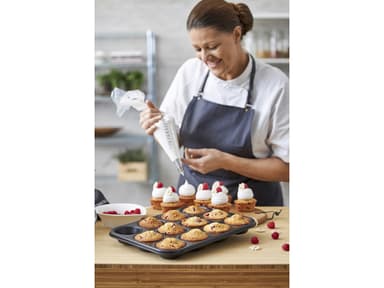 Blomsterbergs Muffinsform till 12 st. Black Steel