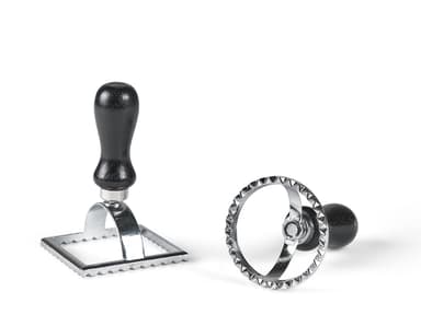 HOLM Ravioli Stamp 2 pcs. Black/Metal
