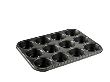 Blomsterbergs Muffinsform till 12 st. Black Steel