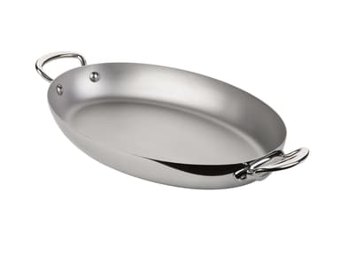 Mauviel Panna med 2 handtag oval Stål