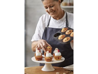 Blomsterbergs Muffinsform till 6 st. Black Steel