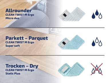 Leifheit CLEAN TWIST M ERGO Cover Micro duo 32 cm