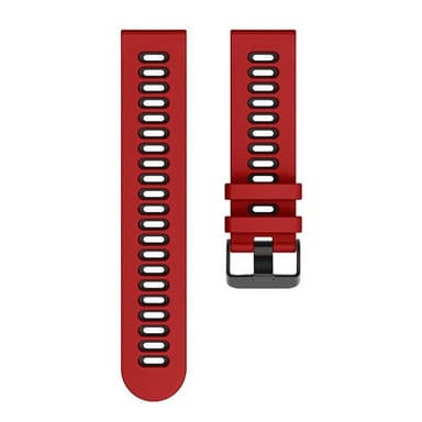 Twin klockarmband till TicWatch GTH - Röd/svart